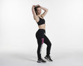 Lightweight Joggers - Black & Neon Pink
