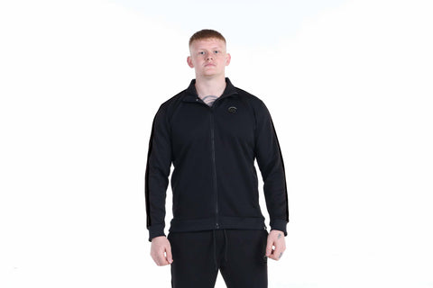 Triple Black Track Top