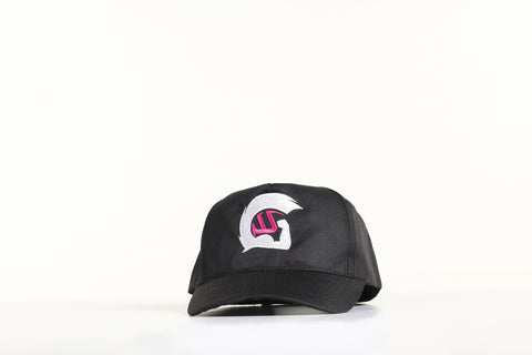 Adjustable Cap - Black - Pink